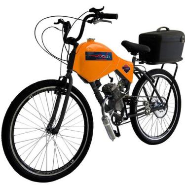 Imagem de Bicicleta Motorizada 80Cc Com Carenagem Cargo Rocket