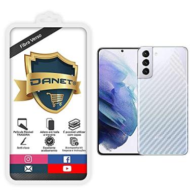 Imagem de Pel�cula Fibra De Carbono Gel Flex�vel Traseira Verso Samsung Galaxy S21 Plus - Prote��o Que Adere E Cobre Toda A Parte Traseira do Aparelho - Danet