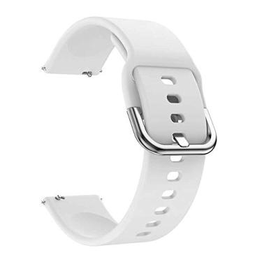 Imagem de Pulseira Moderna 22mm compatível com Samsung Galaxy Watch 3 45mm - Galaxy Watch 46mm - Gear S3 Frontier - Amazfit GTR 47mm - Huawei Watch GT 2 46mm - Marca LTIMPORTS (Branco)