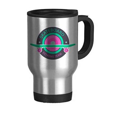 Imagem de Caneca de viagem para esportes de inverno e equipe extrema, tampa flip, copo de carro copo térmico