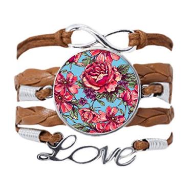 Imagem de DIYthinker Calça Flor Life Pulseira Céu Folha Love Chain Ornamento Pulseira Presente