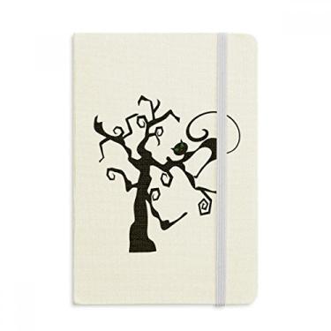 Imagem de Caderno de árvore de gato Halloween Hallowmas laranja oficial de tecido rígido diário clássico