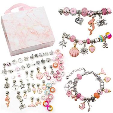 Imagem de Segolike Kit Faça-Você-Mesmo Para Fazer Pulseiras Com Berloques, Conjunto De Joias Para Para Meninas E Adolescentes 4.5 X 4.72X 1.97 Inch Não Se Aplica