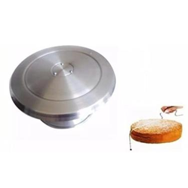 Imagem de Bailarina Para Decorar Bolo 30cm + Nivelador E Cortador