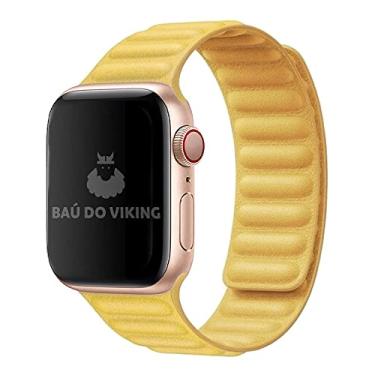 Imagem de Pulseira Link Amarelo Compatível com Apple Watch 38mm 40mm