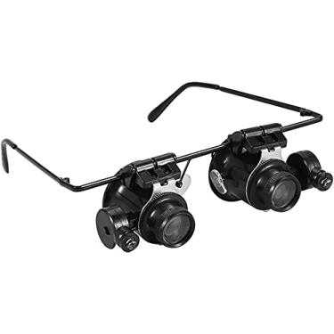 Imagem de Óculos De Olho De Alto Desempenho 20x Lupa Ferramenta De Reparo De Relógio Lente De Luz Led Lupa Relógio De Reparo Lupa Lupa De Montagem De Cabeça,Constructive23