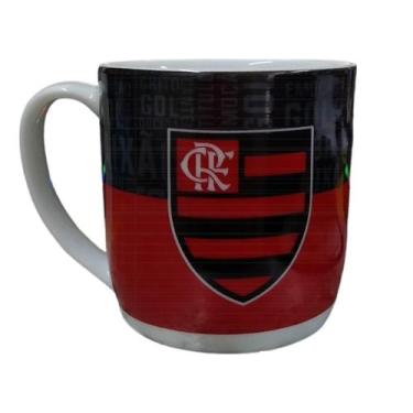 Imagem de Caneca Porcelana Flamengo 5 360ml - Brasfoot