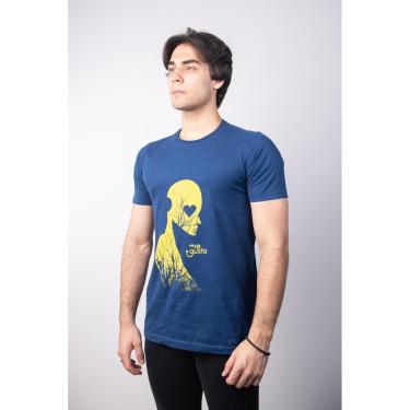 Imagem de Camiseta Me Gusta Coração Caveira  Masculina-Masculino