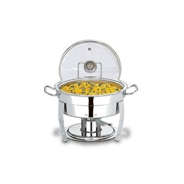Imagem de Rechaud Redondo 5 Litros - Savoy 31 X 43 Cm - Brinox
