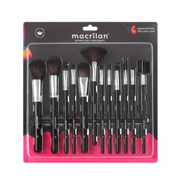 Imagem de Kit com 12 pincéis para maquiagem - KP9-1A, Macrilan