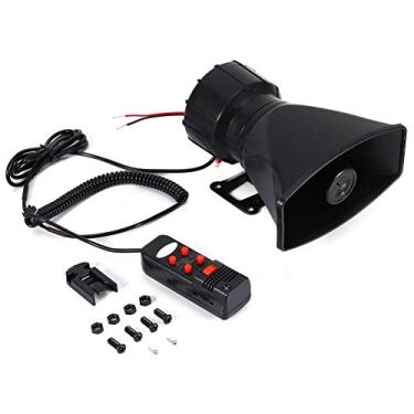 Imagem de Megafone De Aviso Sonoro Para Carro, Megafone Para Van, Tom De 5 Sons 300db Carro Van Caminhão Megafone Sirene De Buzina De Ar Alta