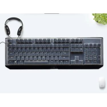 Imagem de Tampa do teclado de silicone transparente  Razer BlackWidow  X Chroma  RGB  Teclado Gaming mecânica