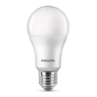 Imagem de Lampada LED bulbo Philips, branco neutro, 11W, Bivolt (100-240V), Base E27