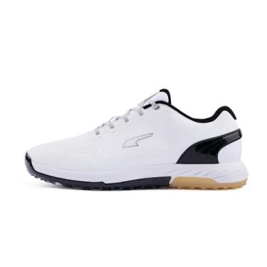 Imagem de Puma Tênis de golfe masculino Alphacat Nitro Golf, Puma Branco-puma Black-gum, 40