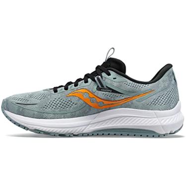 Imagem de Saucony Men's Omni 21 Running Shoe, Slate/Black, 9.5