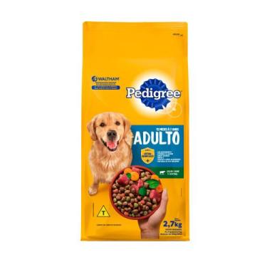 Imagem de Ração Para Cães Pedigree Sabor Carne E Vegetais Adultos 2,7Kg