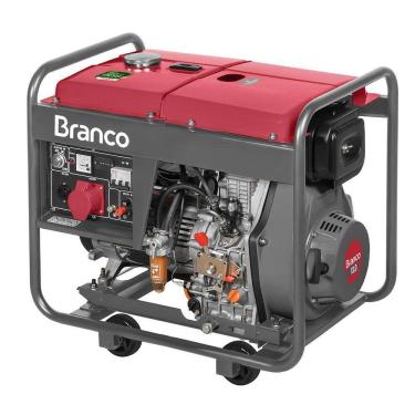 Imagem de Gerador de Energia BD8000E3 a Diesel 380V 8Kva Partida Elétrica - Branco Motores