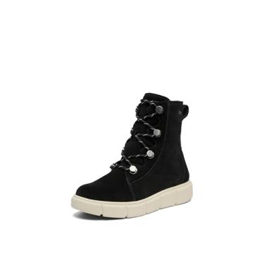 Imagem de Sorel Bota de neve feminina Explorer Iii Joan impermeável, Preto/Giz, 34