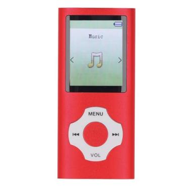 Imagem de Leitor de MP3 de 16 GB, Leitor de Música Portátil de Som HiFi Sem Perdas Com Tela Ultrafina de 1,8 Polegadas, Leitor de MP3 de 16 GB Com Alto-falante Rádio FM Gravador de Voz