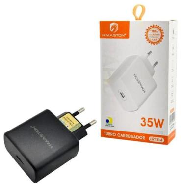 Imagem de Fonte Carregador Turbo 35w USB-C Compatível Iphone 15 15Pro 15Pro Sams