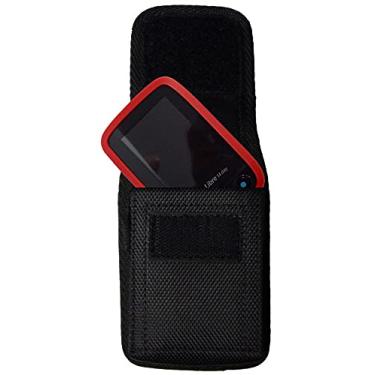 Imagem de Bolsa de nylon grande premium com clipe de cinto para Freestyle Libre e Freestyle Libre 2 com capa protetora (L-V2BLACK)