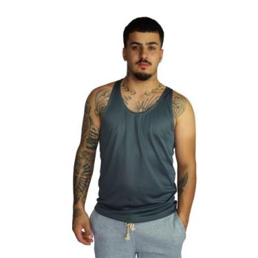 Imagem de Regata Nadador Masculino Academia Fitness - swg, Cinza, G