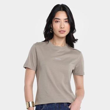 Imagem de Camiseta Calvin Klein Mini Logo Feminina-Feminino