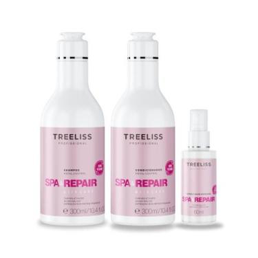 Imagem de Kit Tratamento 3 itens Spa e Repair Metal control treeliss - Treeliss 
