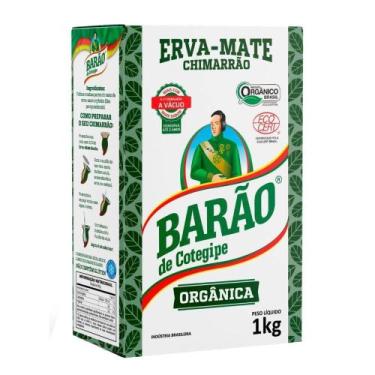 Imagem de Erva Mate Chimarrão Barão Orgânica a Vácuo 1Kg - Barão de Cotegipe