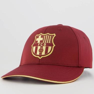 Imagem de Boné Barcelona 6 Gomos Bordô - Supercap, Único