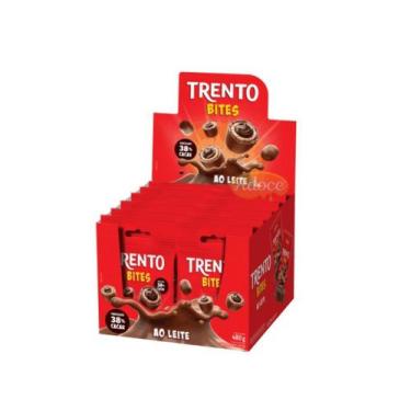 Imagem de Chocolate trento bites 12unx40g peccin, CHOCOLATE AO LEITE