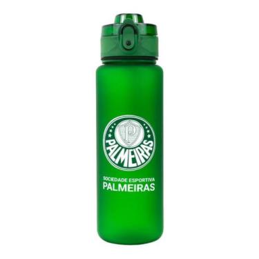 Imagem de Garrafa De Plástico Fosco 600ml - Palmeiras - Mileno