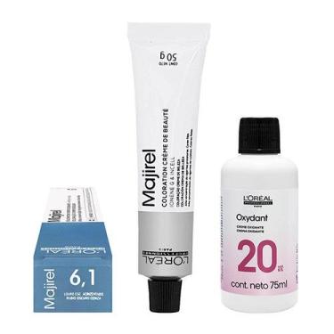 Imagem de Loreal Kit Coloração Majirel 6.1 Louro Escuro Acinzentado 50g + Água O