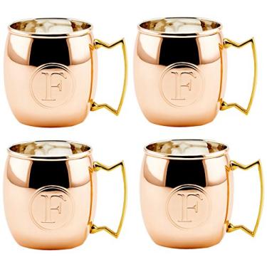 Imagem de Old Dutch Caneca Moscow Mule, 4 unidades (pacote com 1), cobre