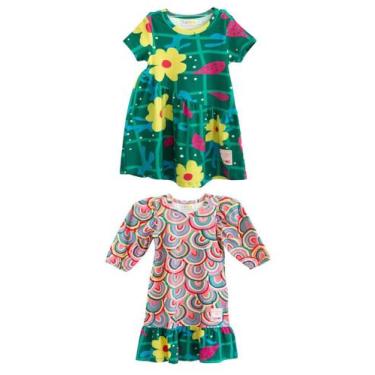 Imagem de  Kit 2 Vestidos Infantis Femininos - Ladoo, 4