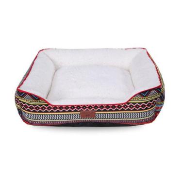 Imagem de Caminha Pet Inverno Sherpa Tamanho M Varios Tamanhos - iCasa, Vermelho