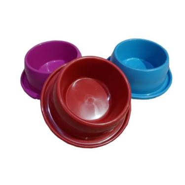 Imagem de Comedouro e Bebedouro Plástico 550ml Médio para PET Cão Gato - FURAÇÃO