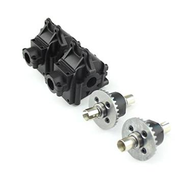 Imagem de KingVal Replacement Metal Differential with Plastic Gearbox RC Parts Compatible with Wltoys 144001 124018 124019 124017 124016 144010 124007 RC Car