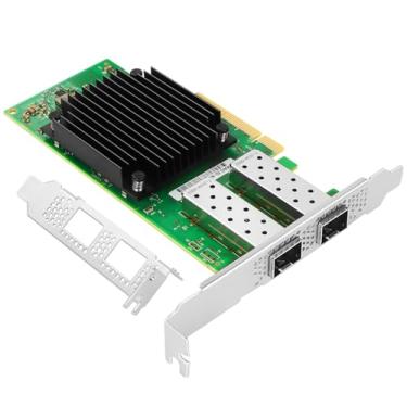 Imagem de Vogzone Placa de interface de rede SFP28 de porta dupla de 25 GB com chipset Mellanox CONNECTX-5 EN, adaptador Ethernet PCI Express 3.0 x8 Compare com MCX512A-ACAT