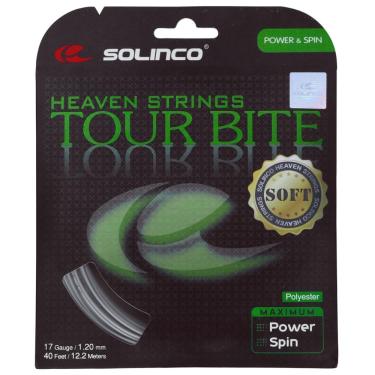 Imagem de Corda Solinco Tour Bite Soft 17L 1.20mm Prata - Set Individual