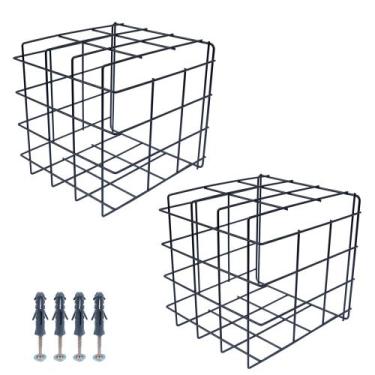 Imagem de Grade Proteção Câmera Externa Quadrada Tipo Gaiola 20x20 2 Unidades - 