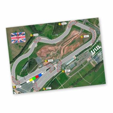 Imagem de Pista para Carrinhos Circuito Donington Park 1,4x1,0m - PlimShop