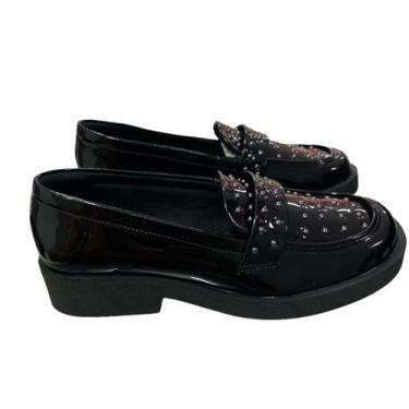 Imagem de Sapato Mocassim Verniz Preto Quiz 61-1919-18 - Quiz Calçados, 38