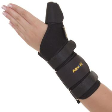 Imagem de Ortese Para Punho Tecido Com Tala Tendinite Polegar Preto Artipé - Art