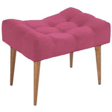 Imagem de Puff Requinte Sued Marsala - Kimi Design