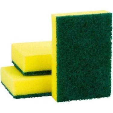 Imagem de Kit Com 3 Esponjas Multiuso Antibactériana - SCHWANKE