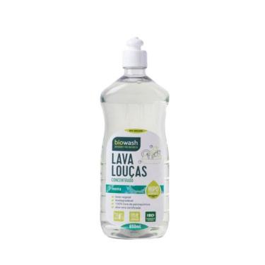 Imagem de Detergente Lava Louças Menta Biodegradável Biowash 650ml