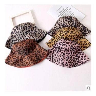 Imagem de Chapéu Bucket Oncinha Balde Respirável Dupla Face Feminina - Mrvendas,