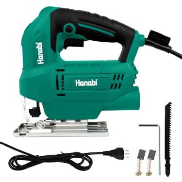 Imagem de Serra Tico Tico Profissional Hanabi 55 mm 500W Base Ajustável Acessórios Incluídos 110v