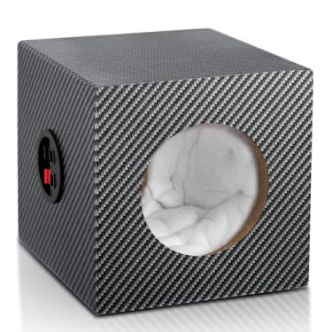 Imagem de Suacopzar Caixa de subwoofer com acabamento de PVC de 10 cm, caixa de alto-falante de carro único, caixa de alto-falante com porta de carro, caixa de subcaixa única com almofada de algodão absorvente